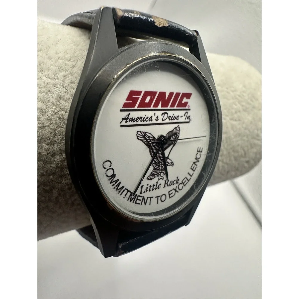 Sonic Fast‎ Food Watch New Battery Mens Perfect Time Inc. 33MM 8